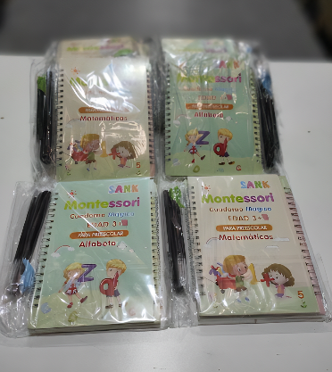 Cuaderno mágico de escritura para Niños 4und