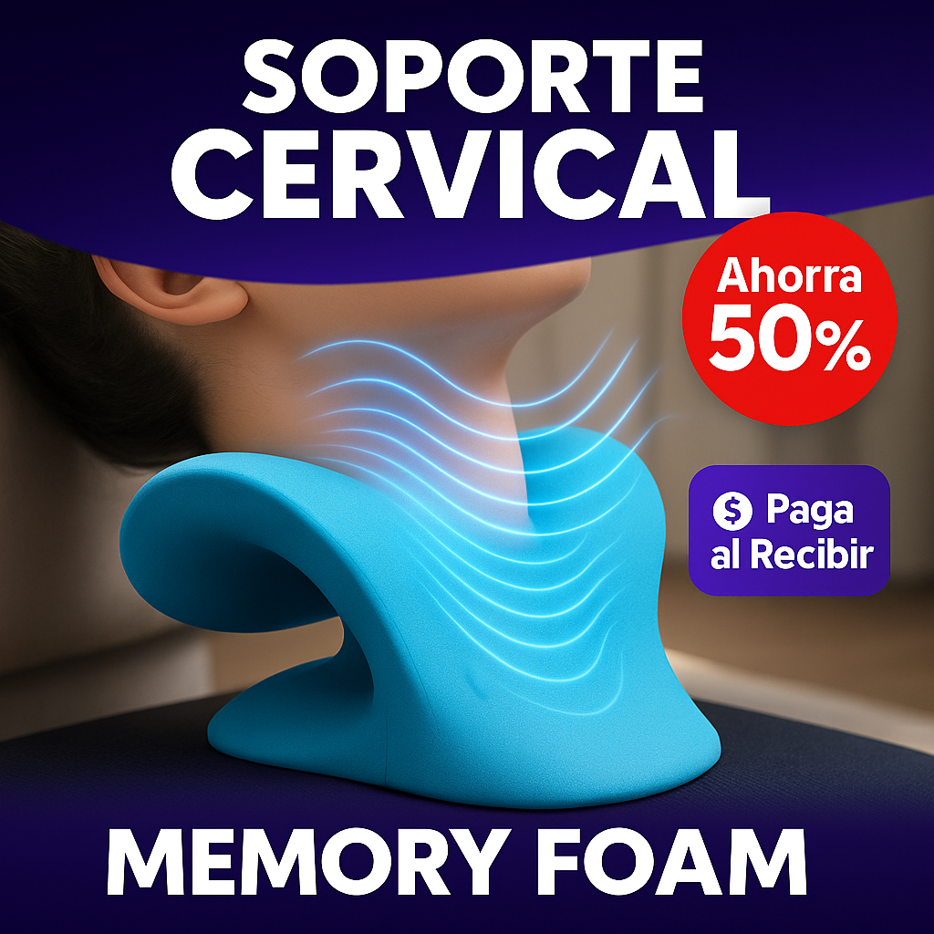 Almohada cervical quiropráctica