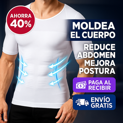 Camiseta de compresion moldeadora M/L