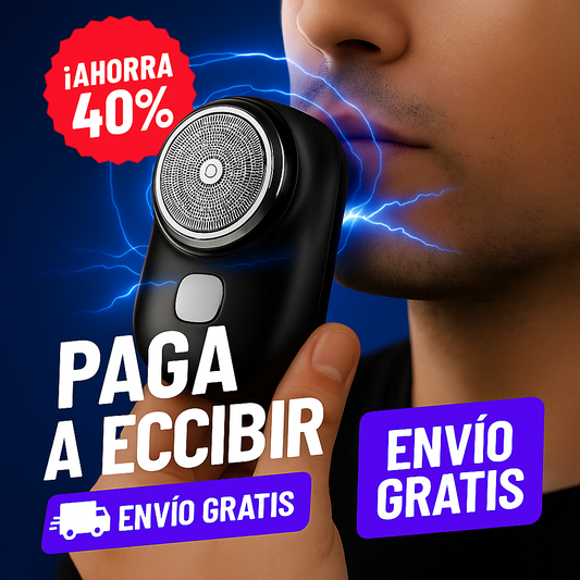 Mini afeitadora eléctrica portátil (colores variado)