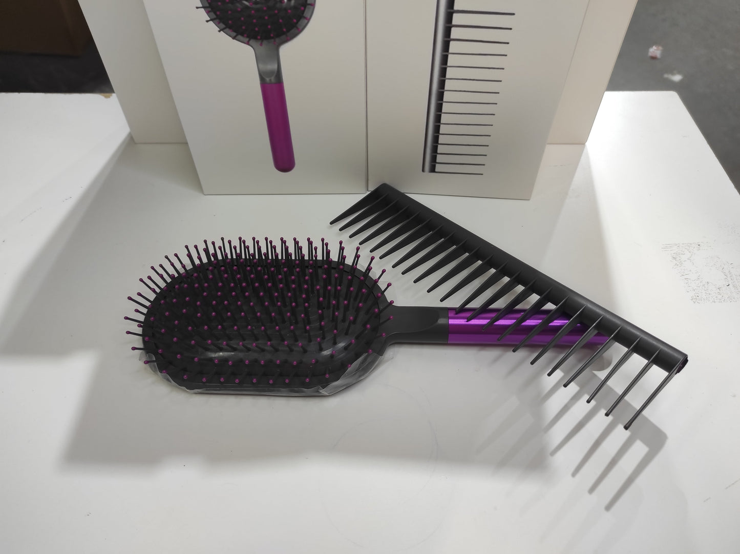 Kit de cepillo y peine desenredante